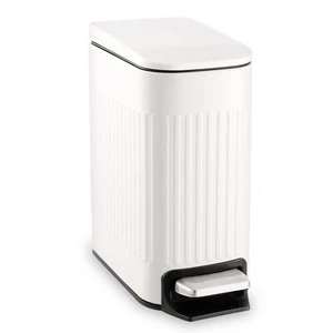 Slim Bathroom Trash Can with Lid Soft Close 6 Liter/1.6 Gallon Stainless Stee... - Picture 1 of 7