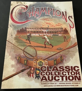 Mastro Auctions Catalog - Classic Collector October 26, 2006 - MINT CONDITION - Picture 1 of 3