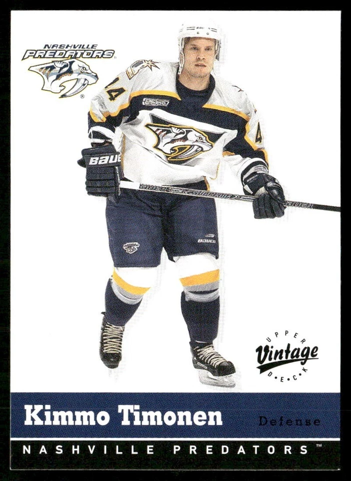 2000-01 Upper Deck Vintage - #206 Kimmo Timonen - Image 1 of 2