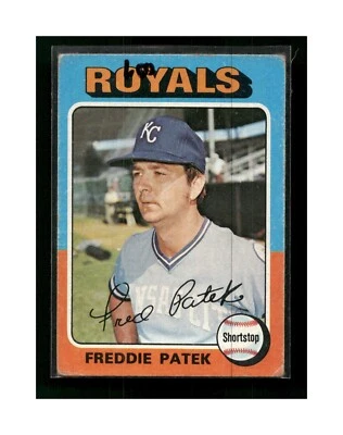 1975 Topps #48 Freddie Patek Kansas City Royals - Image 1 of 4
