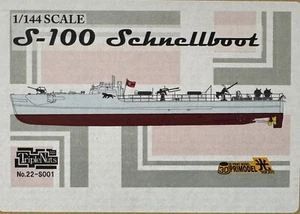 1/144 WW2 MTB: S-100 lancha rápida [Alemania] #22-S001: TRIPLE NUTS - Imagen 1 de 4