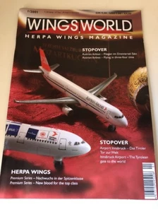 HERPA WINGS WORLD MODEL MAGAZINE ENGLISH GERMAN 1/2001 - Bild 1 von 3