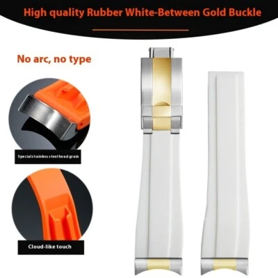 Correa de reloj de goma para hombre Tudor Black Bay M79030 M79230/79220 M7939G1 22 mm Foto 1 de 4