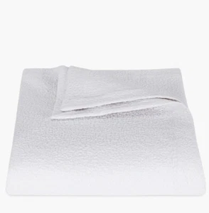 Matouk Malibu King Coverlet - White - Picture 1 of 5