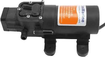 AMARINE MADE 12V DC Water Pressure 35 PSI Diaphragm Pump Self Priming Pump 10mm (3/8") diam