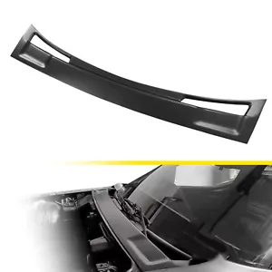 Windshield Wiper Compartment Cover Black ABS For Chevrolet Corvette C3 1973-1982 - Picture 1 of 16