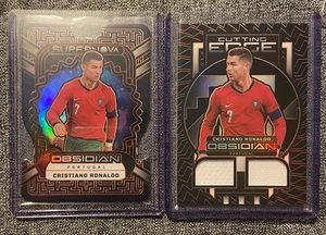 2023-24 Obsidian Cristiano Ronaldo Supernova Die Cut Cutting Edge Patch Etch /99 - Bild 1 von 5