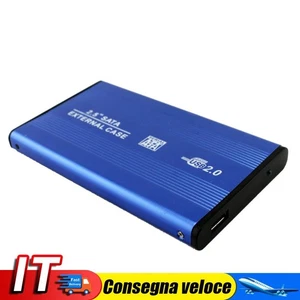 Guscio in lega di alluminio con scatola per disco rigido mobile esterno SATA USB - Photo 1/14