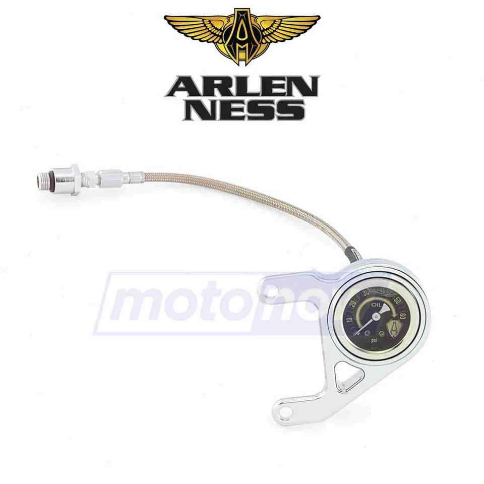 Arlen Ness Oil Pressure Gauge Kit for 1999-2016 Harley Davidson FLHR Road yd Foto 1 de 4