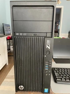 HP Z230 GTX 1060 3GB,  i7-4770 Windows 11 Gaming PC 256Gb SSD,  1TB HDD 32GB RAM - Picture 1 of 11