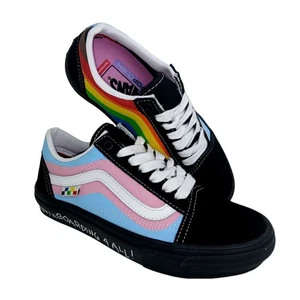 Vans Old Skool Damen-Sneaker neu mit Etikett Rainbow Pride – Größe 5 - Bild 1 von 5