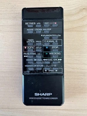 SHARP Video Recorder Fernbedienung 1CE6R071A - Bild 1 von 2