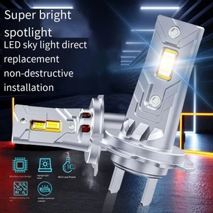 LED Car Headlights Pair with Exceptional Brightness and Energy Efficiency - Picture 1 of 19