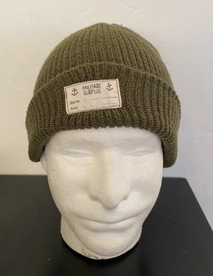 VTG Military Surplus Navy Government Watch Cap USA Made Wintuck  - Image 1 of 4