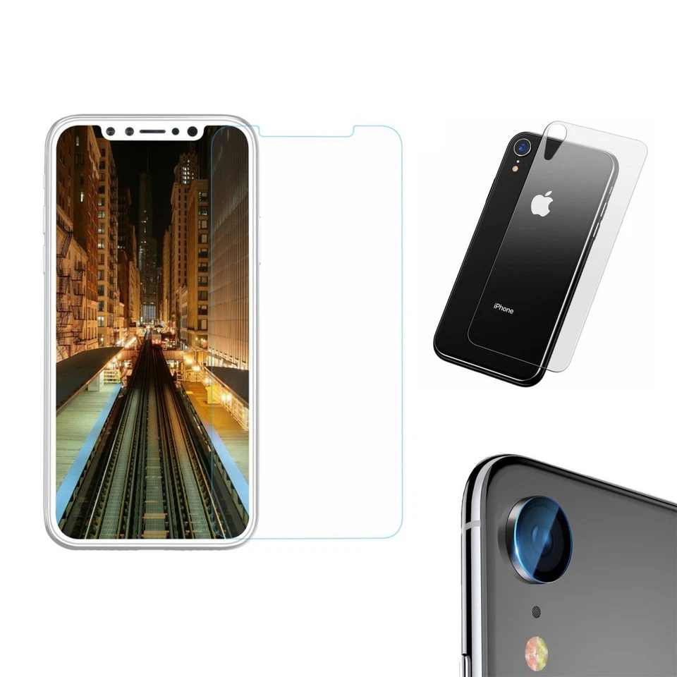 Tempered Screen Protector 9H Glass for IPHONE 4 5 6 7 8 X XS XR 11 Pro Max - Image 1 of 1