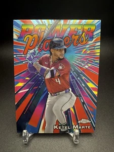 Inserto Power Players Topps Chrome Ketel Marte 2025 #PP-4 Arizona Diamondbacks - Imagen 1 de 2