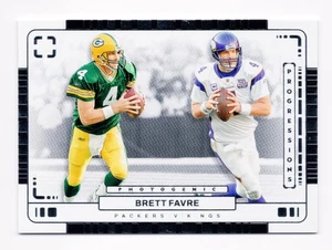 2024 Panini NFL Photogenic - Brett Favre - Progressions Packers Vikings - Bild 1 von 2