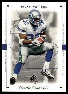1999 SP Authentic Ricky Watters Seattle Seahawks #80 B - Picture 1 of 2