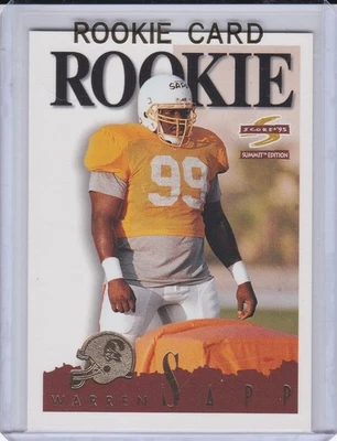 WARREN SAPP ROOKIE CARD 1995 Score Summit NFL RC Football TAMPA BAY BUCCANEERS - Image 1 of 2
