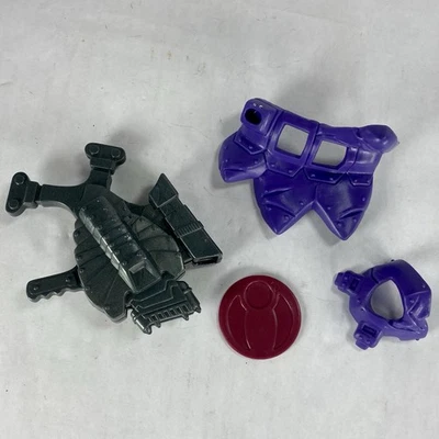 Винтажные Street Sharks Extreme Dinosaurs Stegz Аксессуары Диск, Пусковое устройство и Броня - Изображение 1 из 3