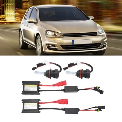 8000K DC12V 55W Xenon Bulb Kit Super Bright High Low Beam 5500LM Xenon Bulb - Image 1 of 4