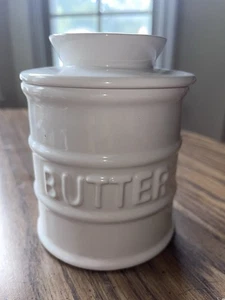 Martha Stewart Collection White Ceramic Butter Bell Crock - Picture 1 of 12