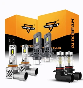 For Subaru Legacy 2008 2009 AUXBEAM 80W LED Headlight High Low Fog Lights 6500K - Picture 1 of 12