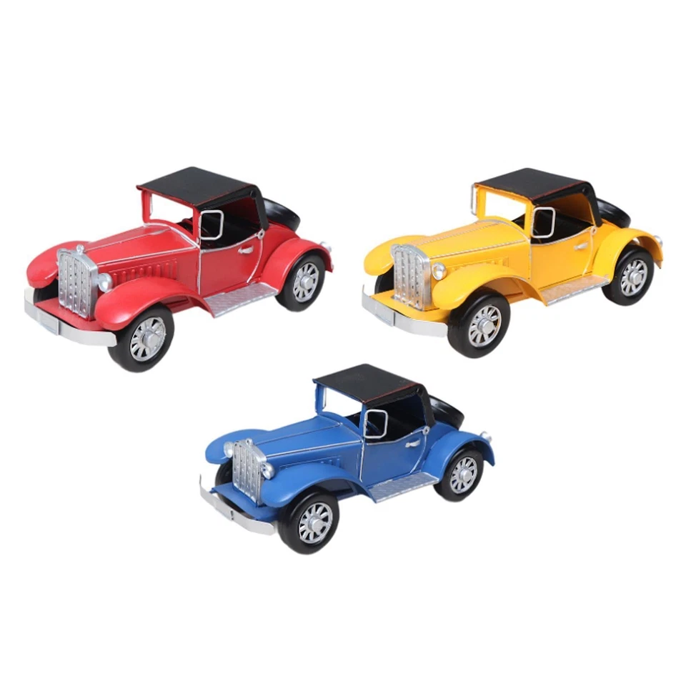 Modello di auto classiche in metallo decorativo per centrotavola da tavolo - Immagine 1 di 1