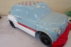 Fiat 600 Abarth Hachette big scale 1:5 rc motore a scoppio Bergonzoni - Imagen 1 de 20