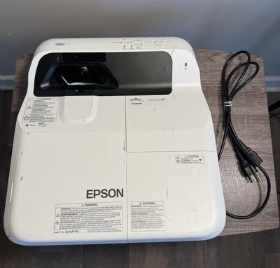 Short throw Epson PowerLite 675W H745A WiFi Show Projector. No bulb PLEASE READ! - Image 1 of 4