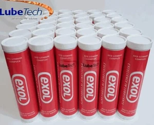 EXOL RED LITHIUM COMPLEX EP2 GREASE 400g HIGH TEMP CARTRIDGES VARIOUS QUANTITY - Picture 1 of 1