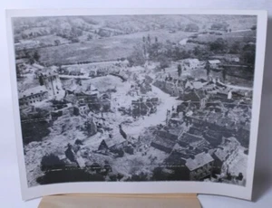 WWII Captured St. Sauveur Lies in Wreckage Official Archive Photo 1944 - Picture 1 of 3