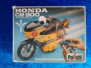 *Rc1 Honda Cb 900 polistil radio comando controlled 1982 Italy moto vintage - Picture 1 of 11