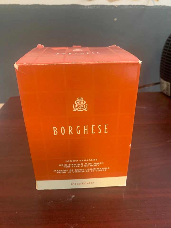 Borghese 430ml Brightening Mud Mask for Face & Body (new with box) - Image 1 of 4