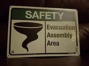 Safety Evacuation Assembly area Sign - Picture 1 of 1