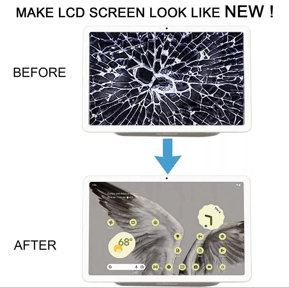 Original Google Pixel 11 Tablet 2023 GTU8P LCD Screen Display White Original UK - Image 1 of 1