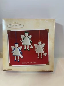 HALLMARK Keepsake 2002 HOPE JOY AND LOVE Christmas Ornament - Picture 1 of 7