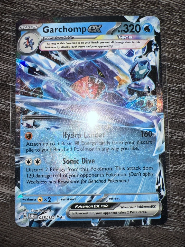 Garchomp ex 038/182 Sv04: Paradox Rift Holo - Image 1 of 1