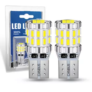 T10 Canbus LED License Plate Light Bulbs 6000K Super Bright White 168 2825 194 - Picture 1 of 18