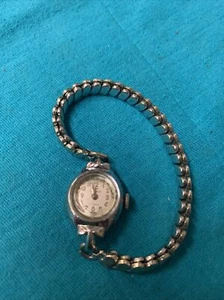 Reloj Silvertone Ladies Waltham Analog Wind Up con 17 joyas y banda elástica - Imagen 1 de 9