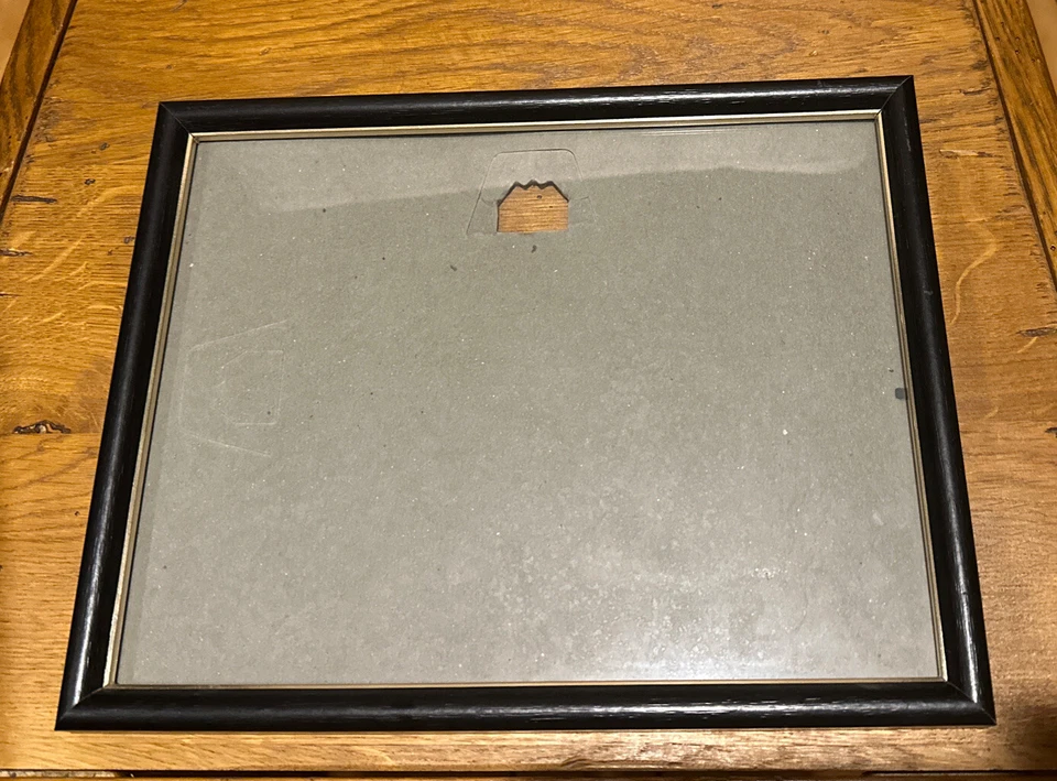 Marco de madera negro 9x11" para certificado de licencia comercial de 10x8" con vidrio Foto 1 de 1