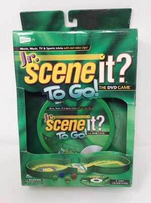 Jr Scene It. DVD Trivia Game On The Go 2008 Mattel Travel NEW & SEALED - Image 1 of 4