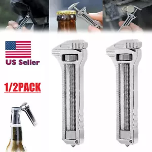 Pocket Wrench Multitool Compact Titanium Screwdriver Tool for Fishing, Adventure - Picture 1 of 14