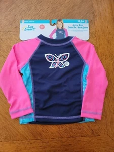 Toddler Rash Guard 18-24 Months Swim Tee Surf's Up Sun Smart UPF 50 Quick Dry - Picture 1 of 4