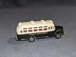 Vintage 1/110 Tomica Isuzu Bonnet Bus Police Department #6 Japan - Picture 1 of 5