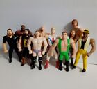 WWF Lot of 9 Justoys Bend Ems 5" Wrestling Action Figures Vintage WWE WCW ECW