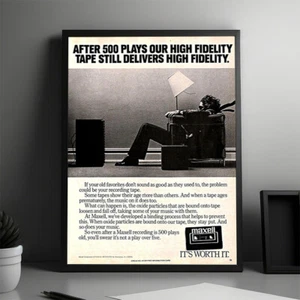 Poster! Maxell: Blown Away (Video 1981) Poster - Picture 1 of 3