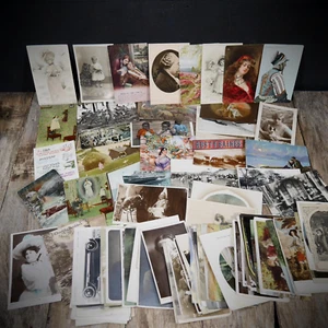 Konvolut Postkarten mit gemischten Motiven, Restposten, ca. 100, idealer Händler Wiederverkäufer - Bild 1 von 1