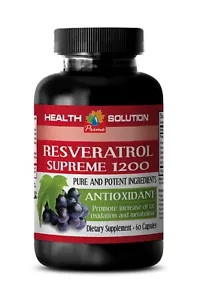 Resveratrol Pulver - RESVERATROL SUPREME 1200mg - niedrigerer Blutdruck 1B - Bild 1 von 9