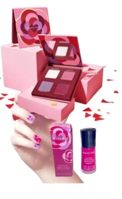 Mary Kay Limited Edition 60th Anniversary Eye Shadow Palette W/ Pink Nail Polish - Image 1 of 4